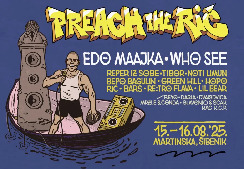 Edo Maajka i Who See predvode treće izdanje hip-hop festivala Preach The RIČ