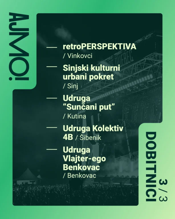 Da nam scena ne bude AJME: Objavljeno tko je dobio lovu za koncerte u manjim sredinama