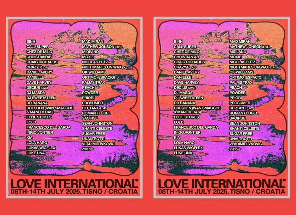 Love International objavio prva imena za izdanje 2026. godine