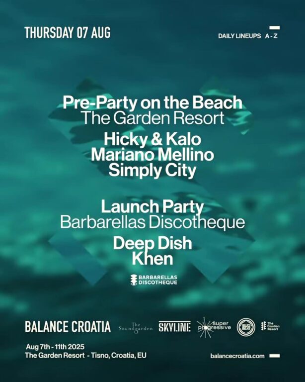 Ljetni HOT festival Balance Croatia objavio raspored nastupa svih izvođača po danima
