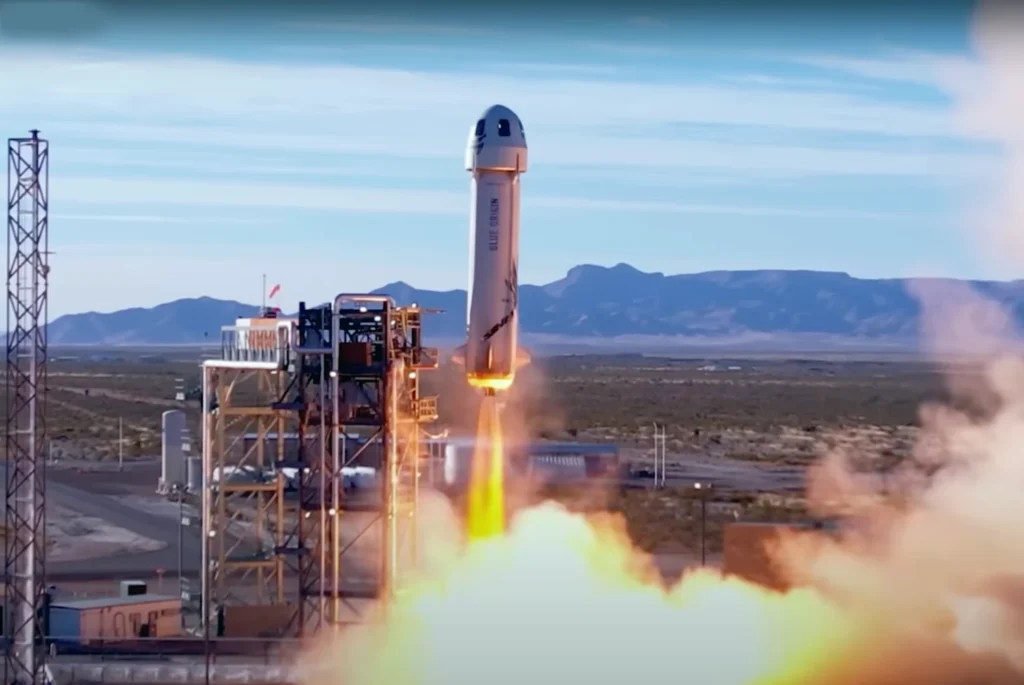 Svaka raketa sliči na dildo, ali ova u koju je Bezos ukrcao curu najfalusnija je do sada
