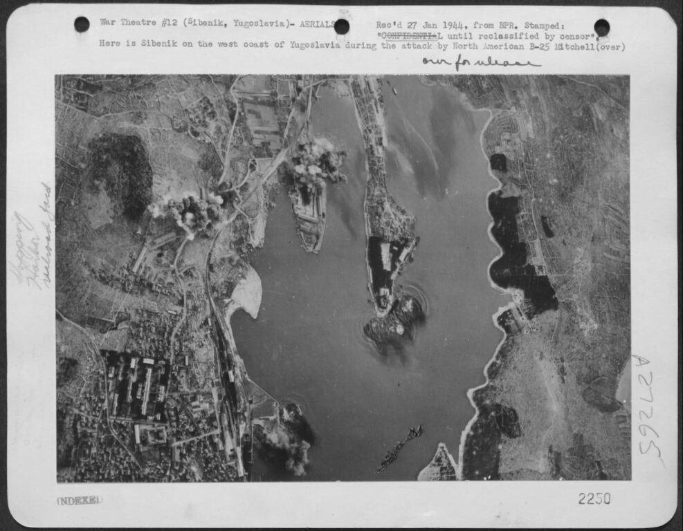 Američki bombarderi Boston i B-25 Mitchell brutalno su razarali Šibenik krajem rata