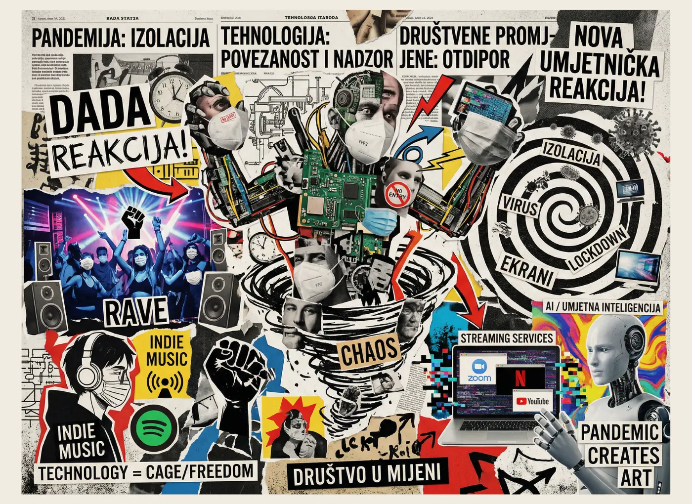 dada-nova-era-nadrealizma-sigreca-ilustracija2 Nova era nadrealizma: Evo kako su pandemija, tehnologija i kaos promijenili glazbu