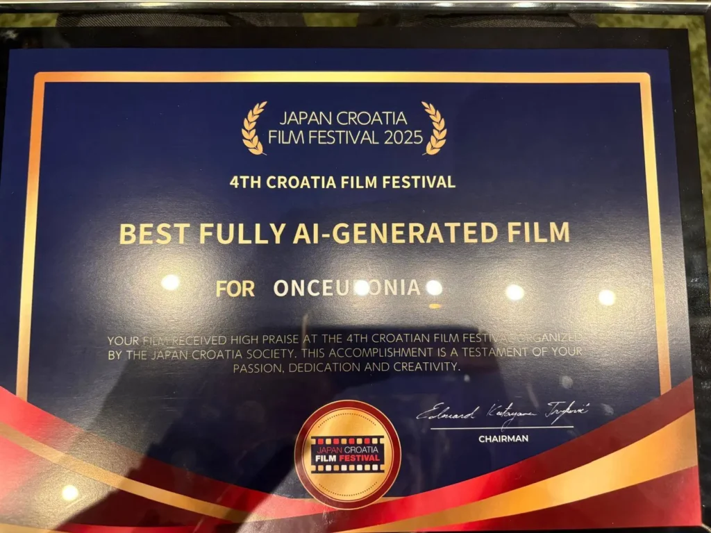 Trijumf Barićevih ‘Operatera’ u Japanu, njegova ‘Onceutopia’ najbolji AI film