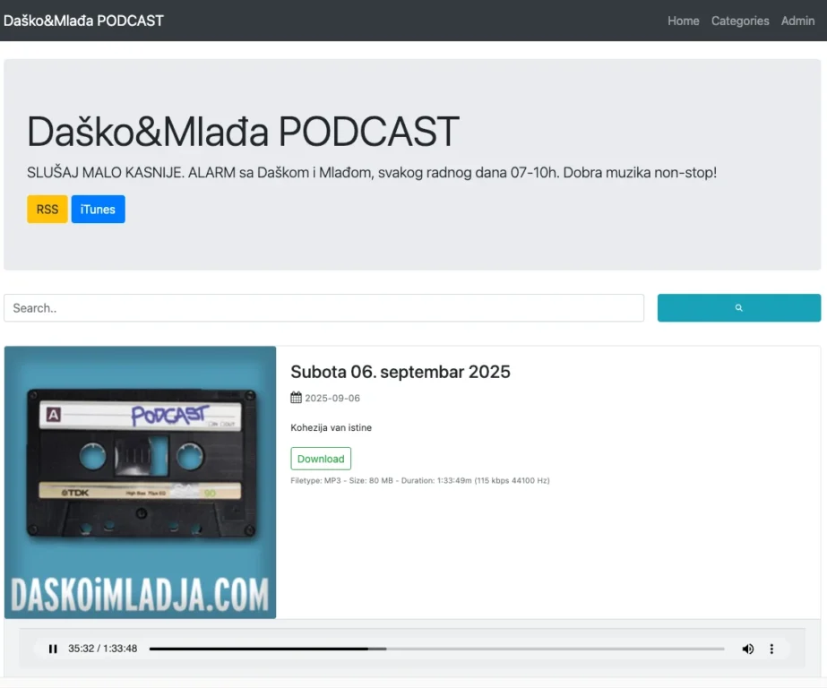 Novosadski radijski duo: Daško i Mlađa ovoga tjedna emitirali iz Šibenika