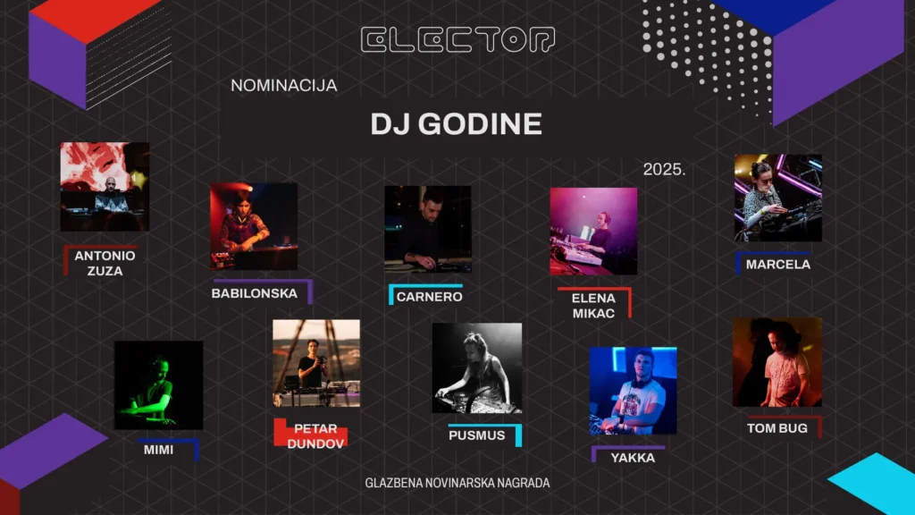 Krenulo je glasanje za DJ-a godine nagrade Elector. Nju ili njega birate vi, publika