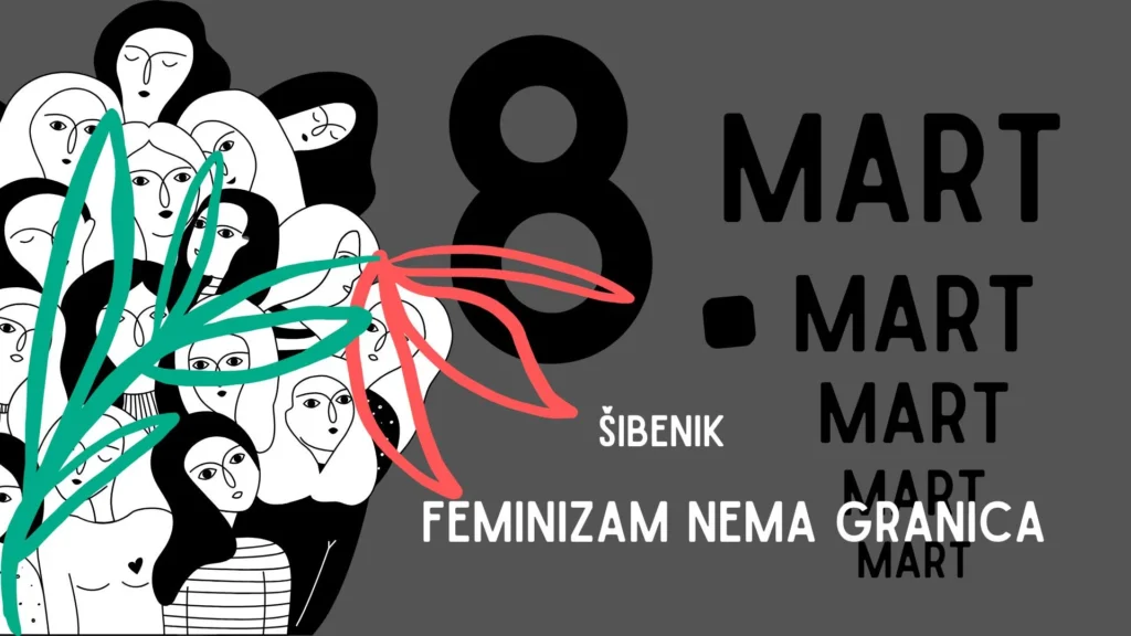 Marš na Poljani za dan žena