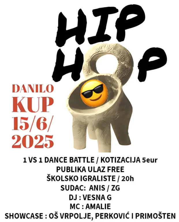 Na povijesni događaj u centar čuvene Danilske kulture stižu DJ, MC i hip hop plesači