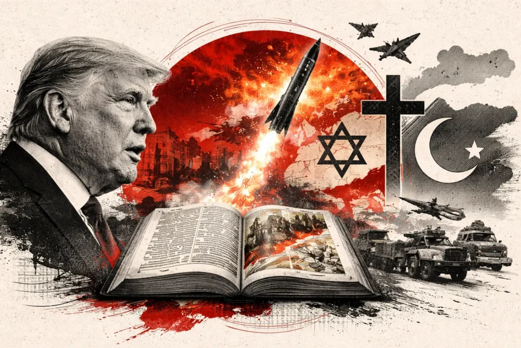ilustracija-armagedon-trump1 Američki vojnici prijavljuju zapovjednike jer im govore da je rat s Iranom dio Božjeg plana za Armagedon
