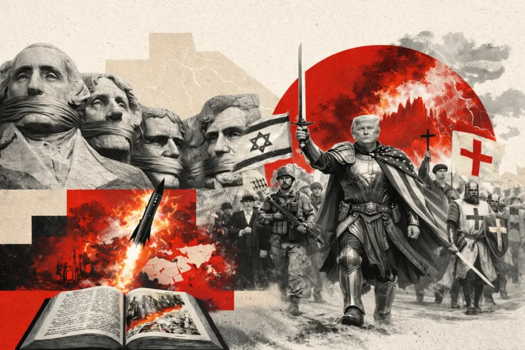 ilustracija-armagedon-trump2 Američki vojnici prijavljuju zapovjednike jer im govore da je rat s Iranom dio Božjeg plana za Armagedon