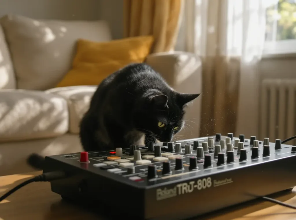 808 je! Neka je sretan svima koji slave ritam i mačje šape