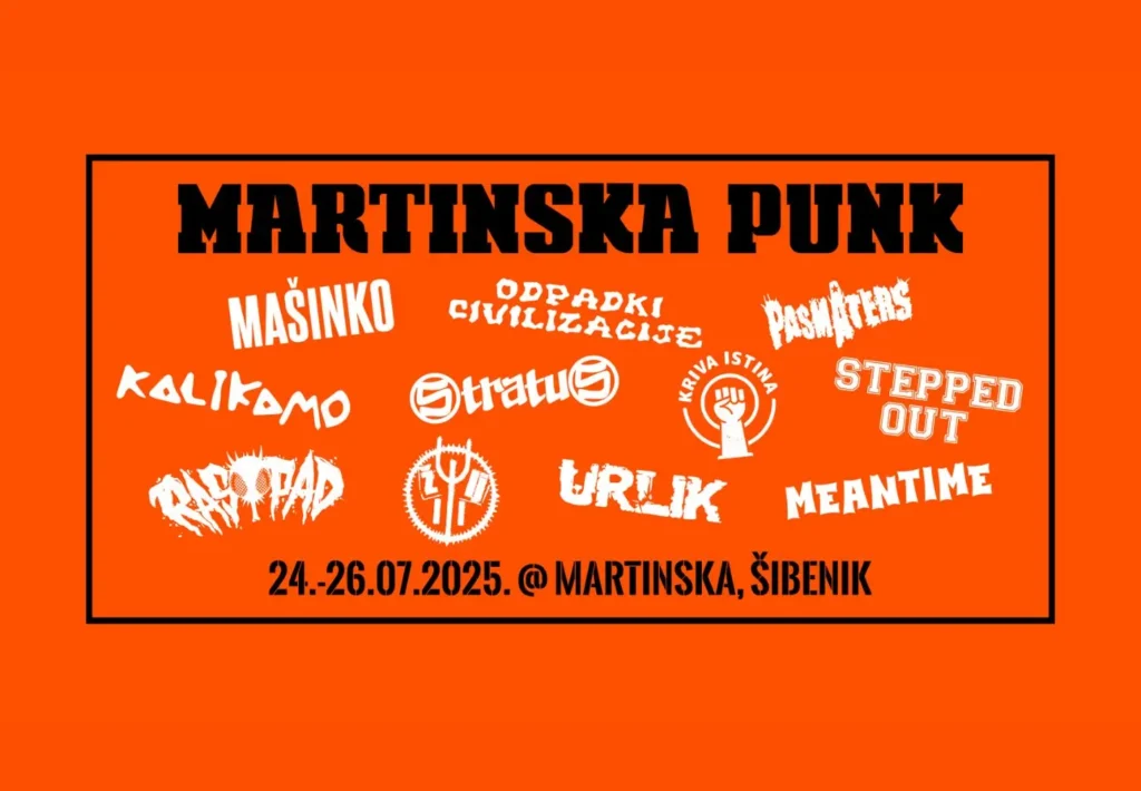 Martinska Punk 2025: Tri dana punka, hardcorea i beskompromisne energije