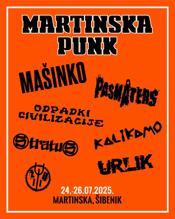 Martinska Punk Festival otkrio prvih sedam bendova za ovo ljeto