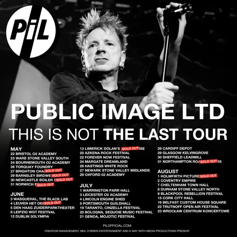 John Lydon predstavio novi logotip Public Image Ltd uoči turneje 2025.