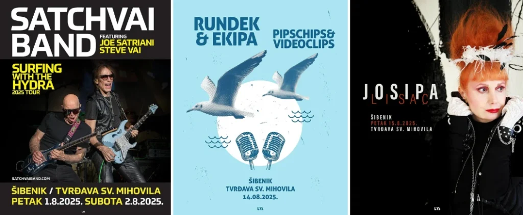 Kolovoz rock and rolla u svim pakiranjima na Tvrđavi sv. Mihovila