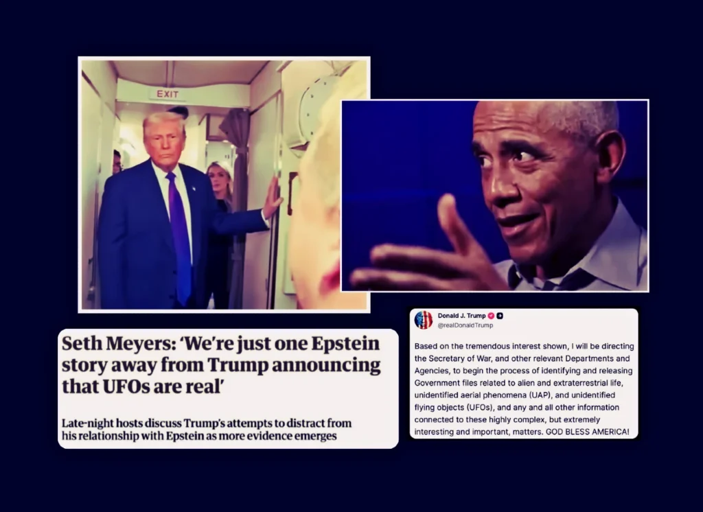 Predsjedniče, Obama kaže da vanzemaljci postoje; Trump: ‘Odao je povjerljivu informaciju’