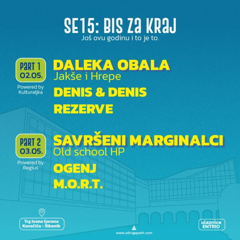 Dvodnevno prvomajsko koncertiranje u Šibeniku uz muziku šest bendova