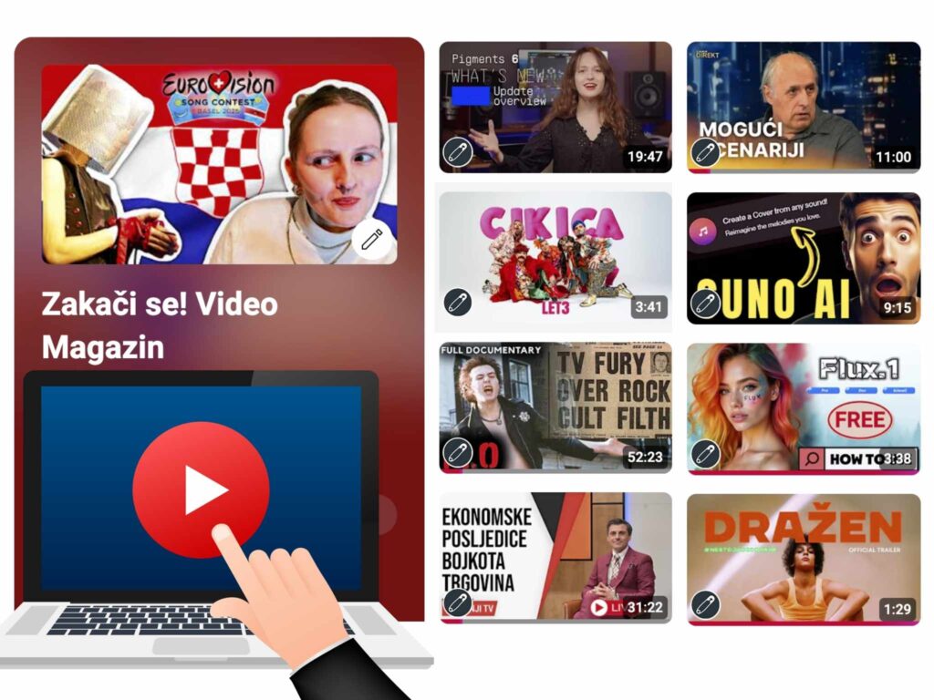 Zakači se! Ovaj video izlog startna je točka u potrazi za sadržajem vrijednim gledanja