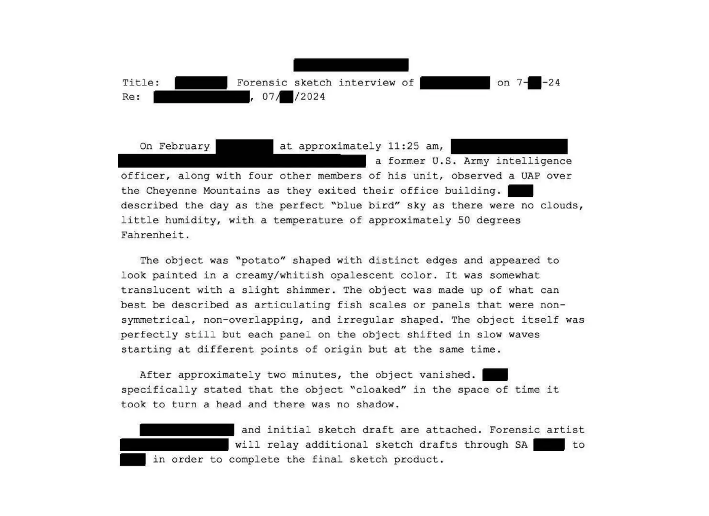 Pentagon objavio treći paket NLO dosjea: Svjetleće kugle, FBI rekonstrukcije i novi neriješeni slučajevi