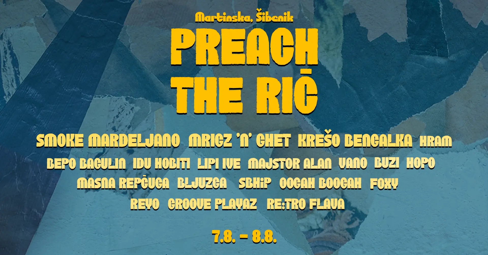 preach-the-ric Smoke Mardeljano i Krešo Bengalka predvode Preach The RIČ: Zna se kompletan lineup festivala na Martinskoj