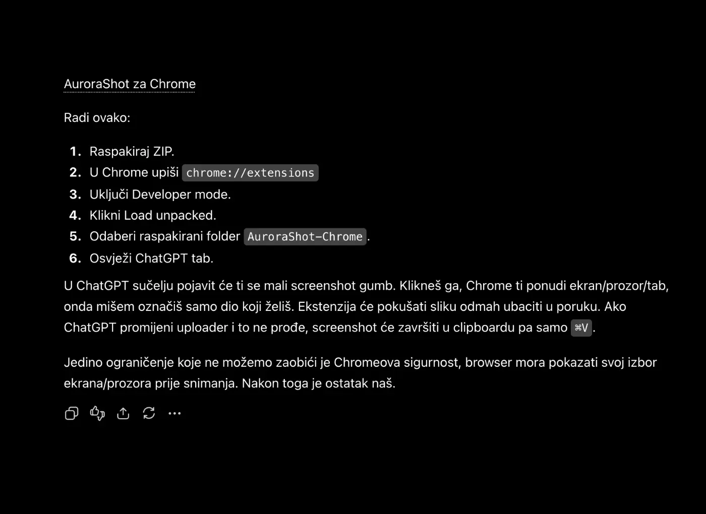 ChatGPT je (baš glupo) ukinuo praktičnu ‘screenshot’ opciju. Recite mu da vam napravi novu